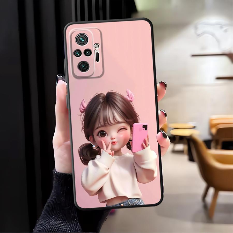Cartoon Girl Pattern Funda Pho - Phone Cases For Girls reseña y precio