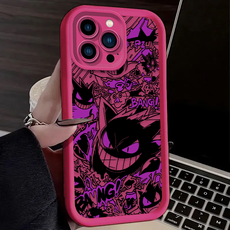 P-Pokemon Gengar Graffiti Phon - Phone Cases Jujutsu Kaisen reseña y precio