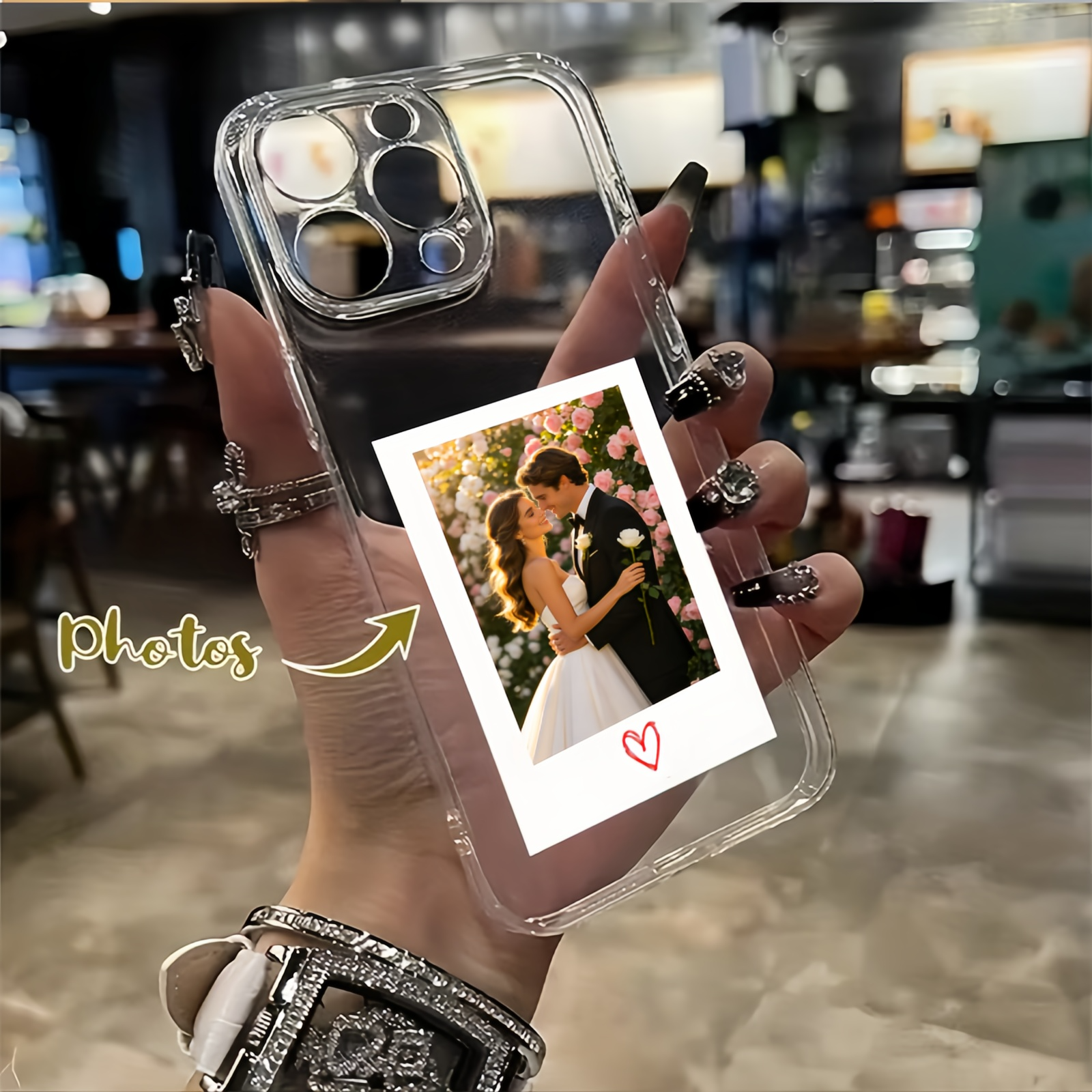 Custom DIY Transparent soft sh - Phone Cases Diy reseña y precio