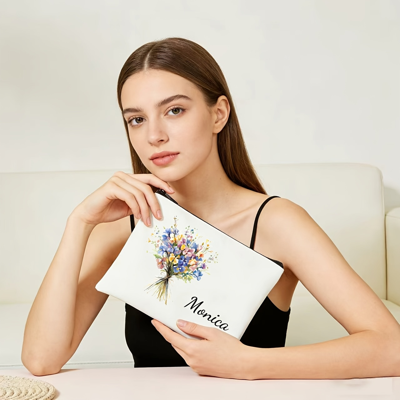 Personalized Wildflower Bouque - Monogram Custom Case reseña y precio