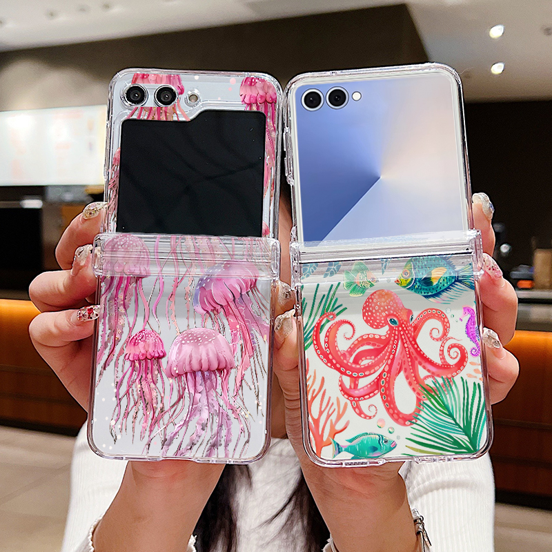 Shark Turtle Ocean Printed Pho - Phone Cases Z Flip 7 reseña y precio