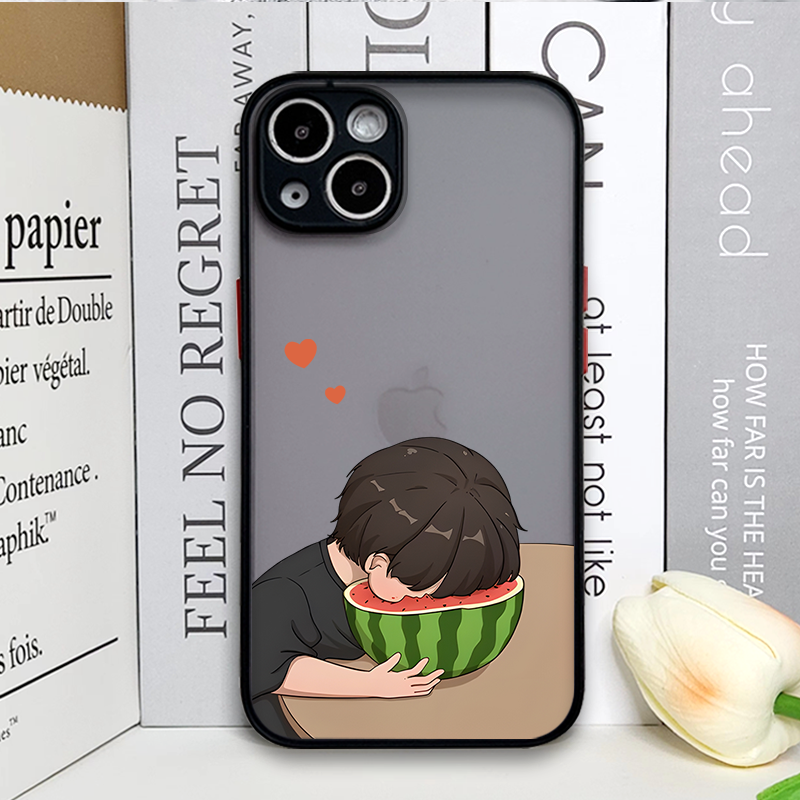 Creative Cartoon Boy Girl Pair - Phone Cases For Girls reseña y precio