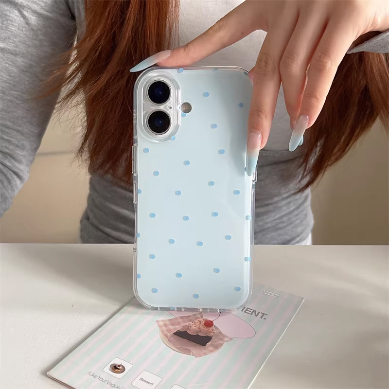 Korean Ins Girl Simple Blue Pi - Phone Cases For Girls reseña y precio