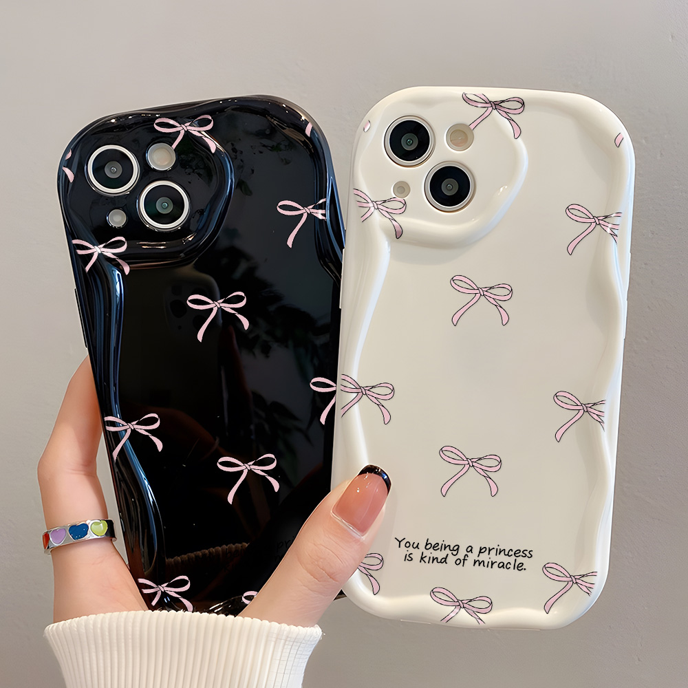 Bow Wavy Edge Phone Case For S - Phone Cases Dior reseña y precio