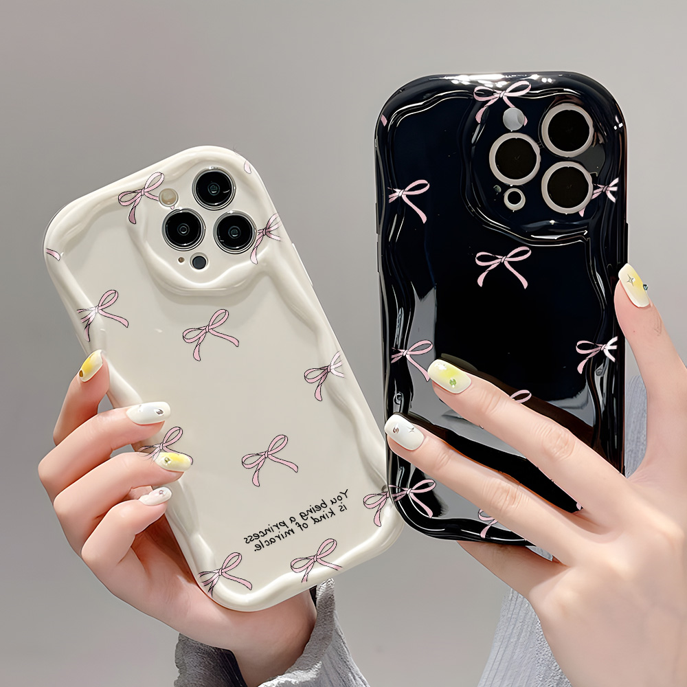Bow Wavy Edge Phone Case For S - Phone Cases Dior reseña y precio