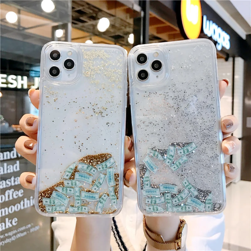 Dollar Quicksand Cover for iPh - Phone Cases Ysl reseña y precio