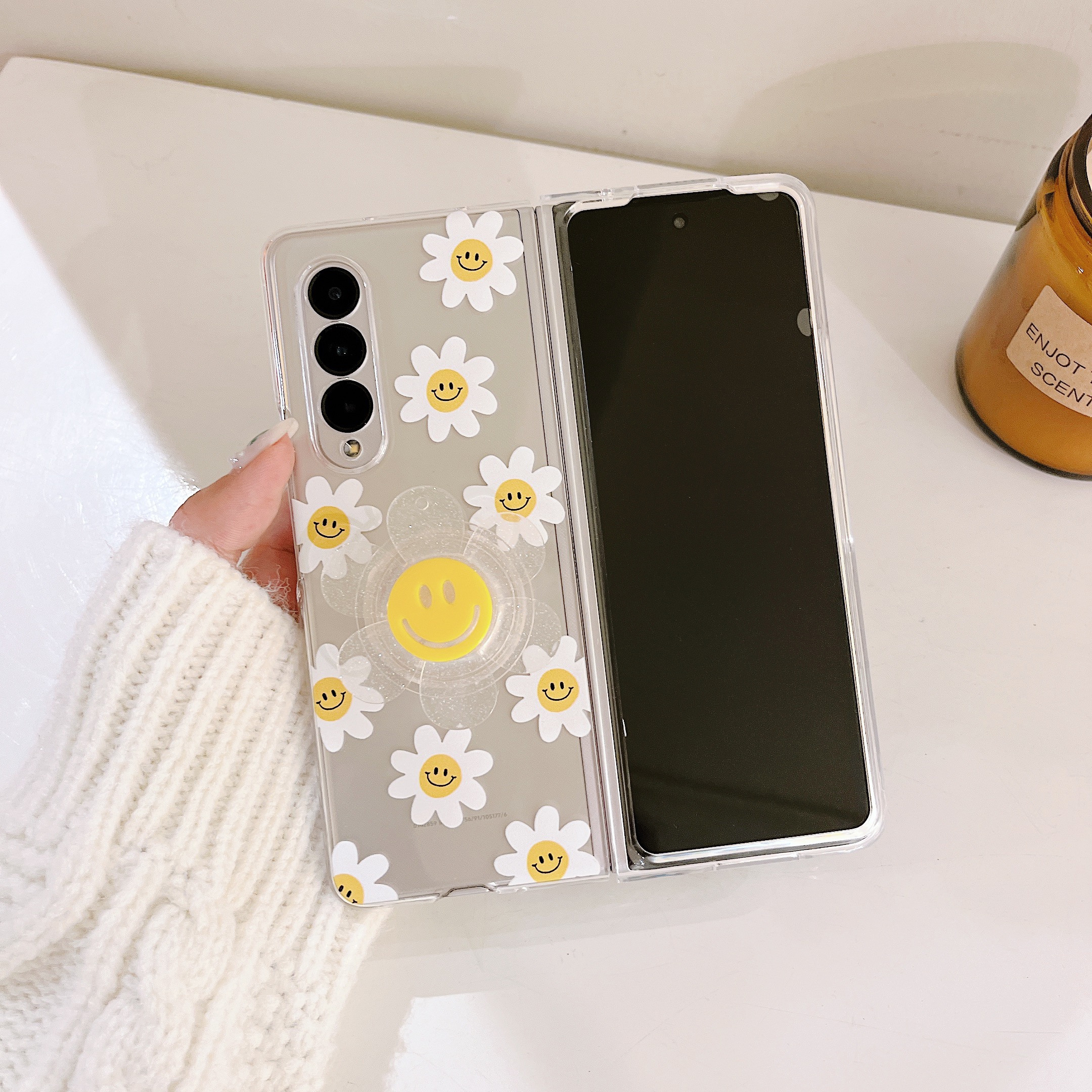 Cute Smile Sunflower HolderPho - Phone Cases Ysl reseña y precio