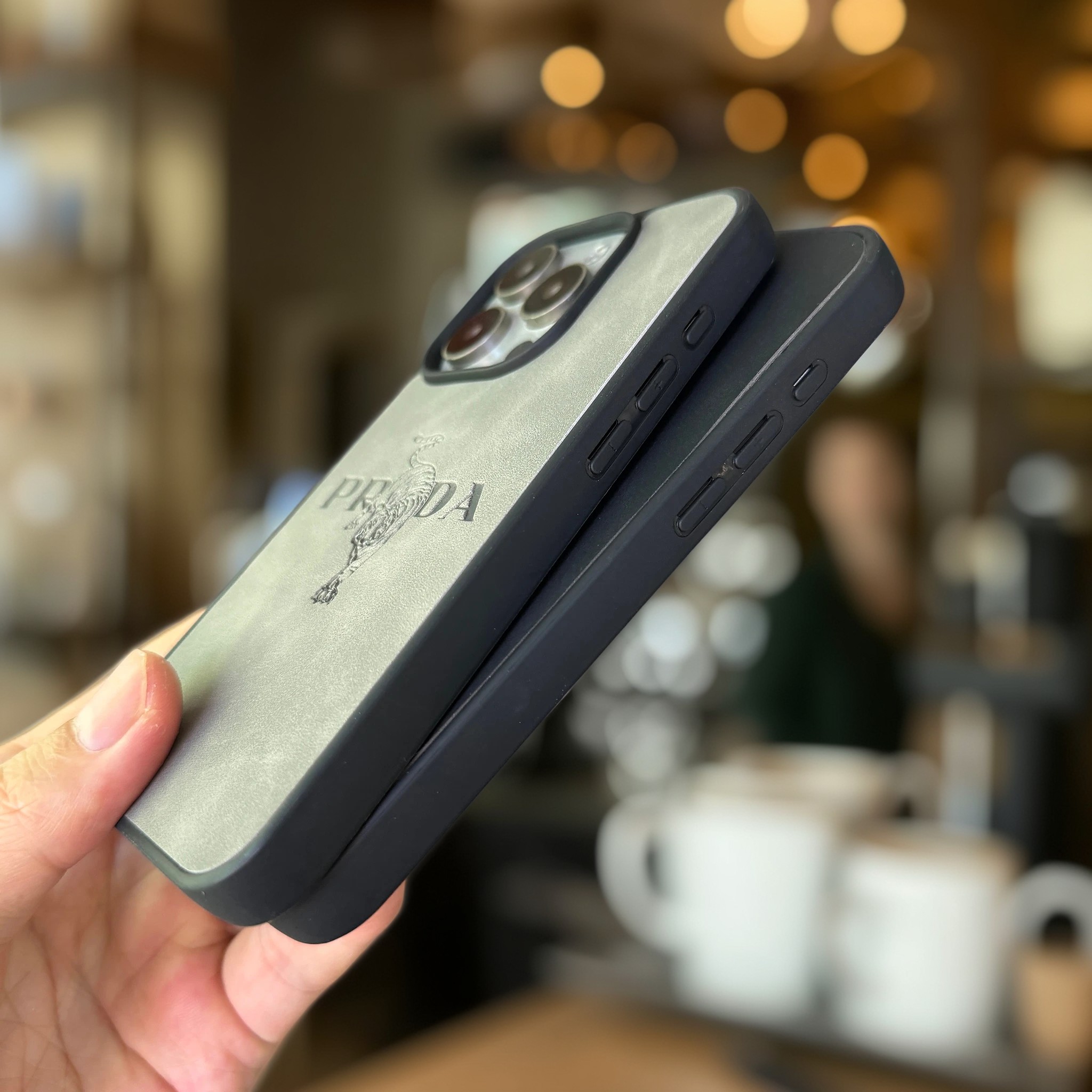 Frosted leather phone case for - Phone Cases Dior reseña y precio