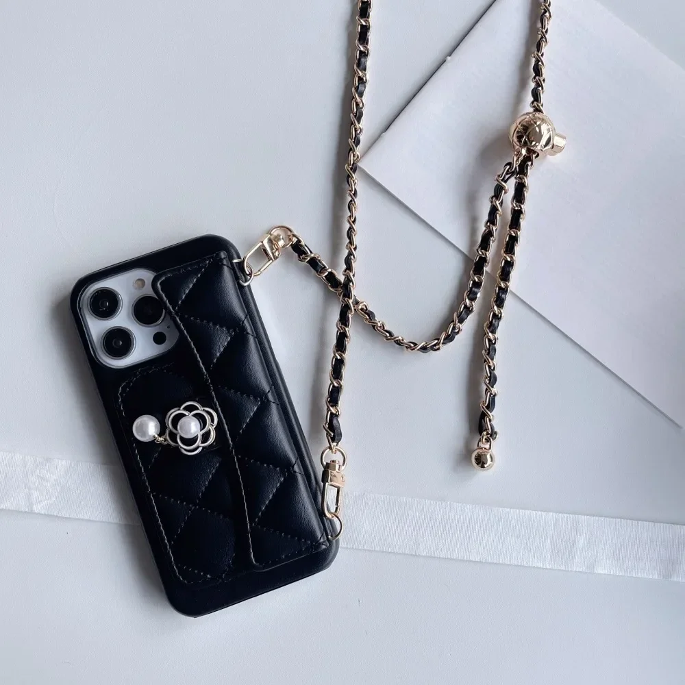 Camellia Leather Cover For iPh - Phone Cases Ysl reseña y precio