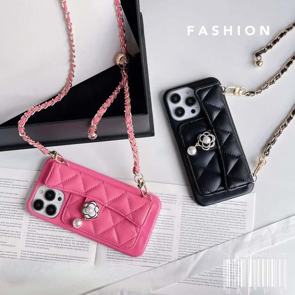 Camellia Leather Cover For iPh - Phone Cases Ysl reseña y precio