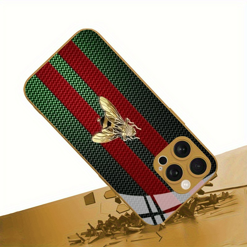 Red Green Striped Golden Bee G - Phone Cases Dior reseña y precio