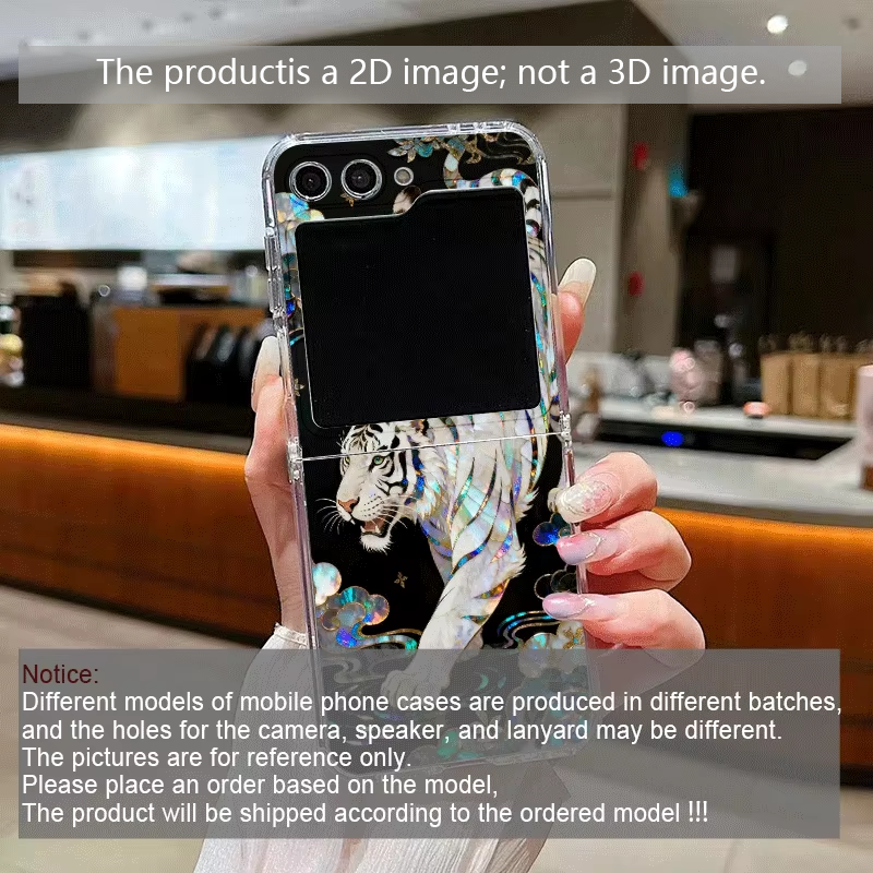 Stylish Tiger Dragon Marble Te - Phone Cases Z Flip 7 reseña y precio