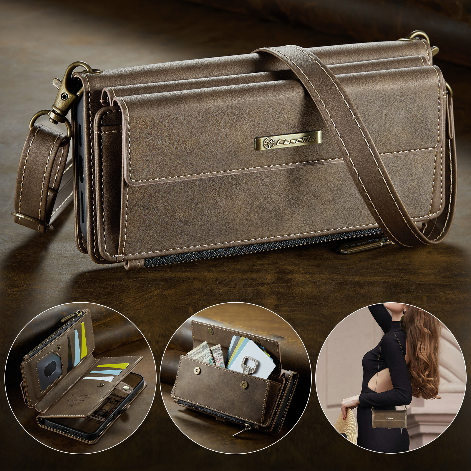 Business Magnetic Card Solt Wa - Flip Leather Case reseña y precio