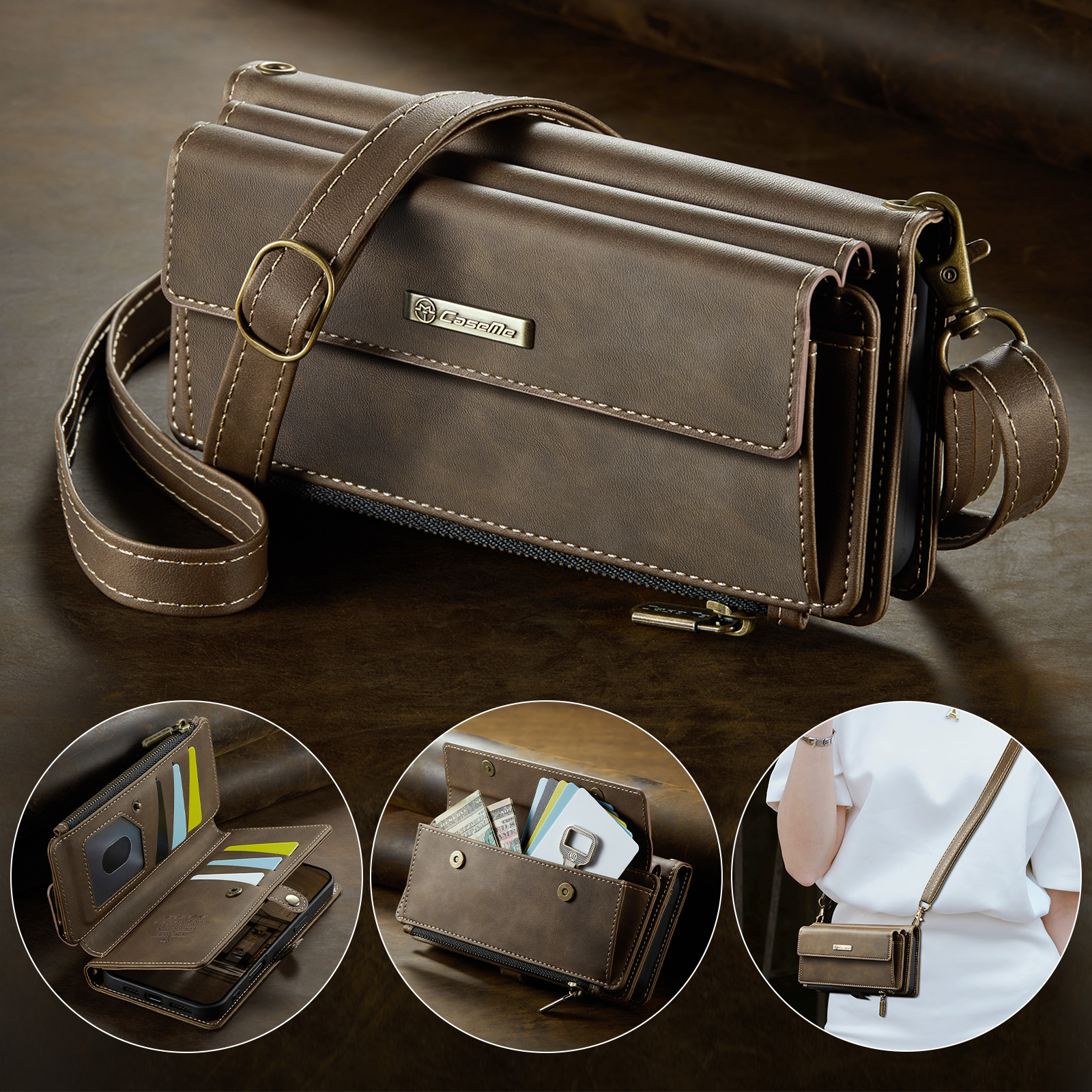 Business Magnetic Card Solt Wa - Flip Leather Case reseña y precio