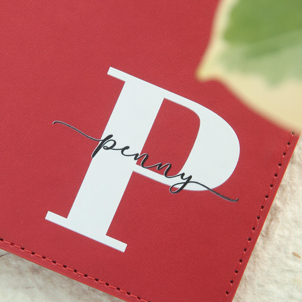 Custom Initial & Name Print Pa - Monogram Custom Case reseña y precio