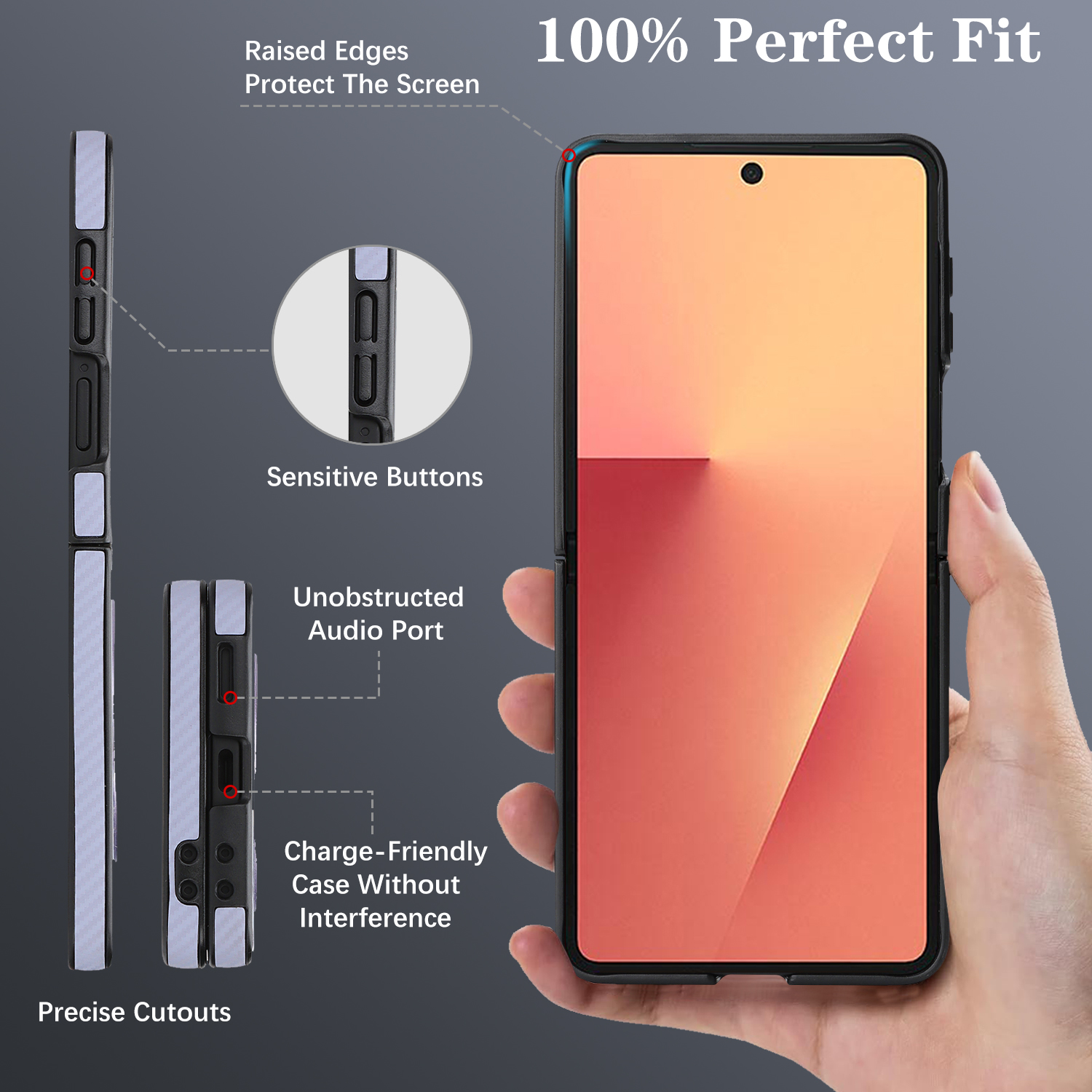 Luxury Ultra Thin Carbon Fiber - Flip Leather Case reseña y precio