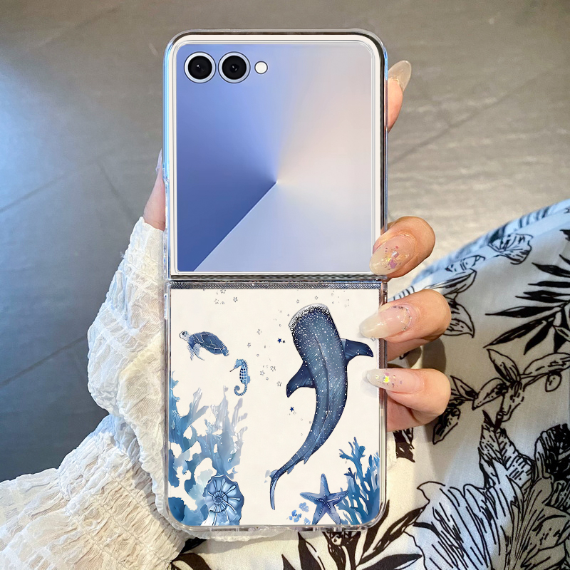 Whale Pattern Phone Case For S - Phone Cases Z Flip 7 reseña y precio