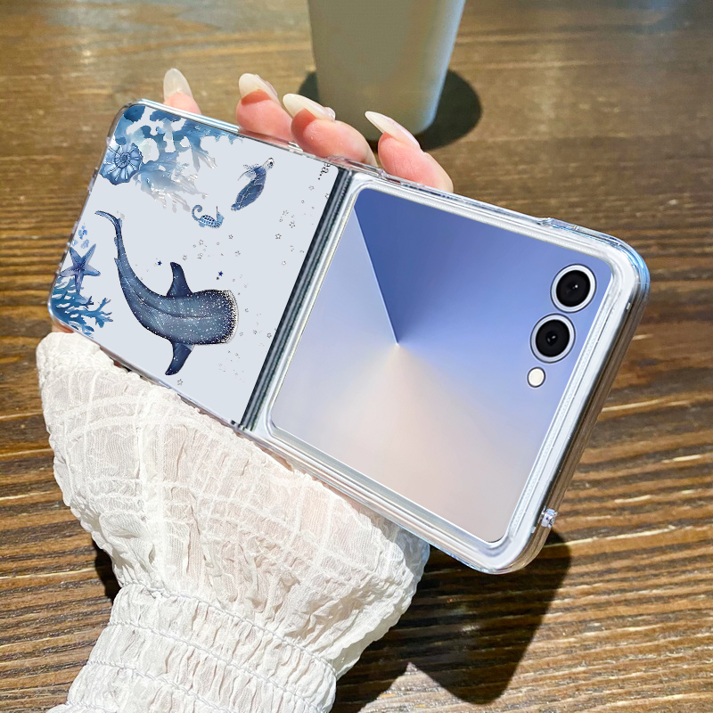 Whale Pattern Phone Case For S - Phone Cases Z Flip 7 reseña y precio
