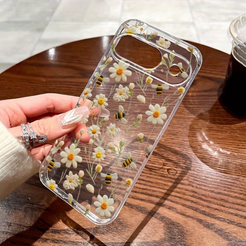 Cute Honeybee Flower Pattern S - Phone Cases Cute reseña y precio