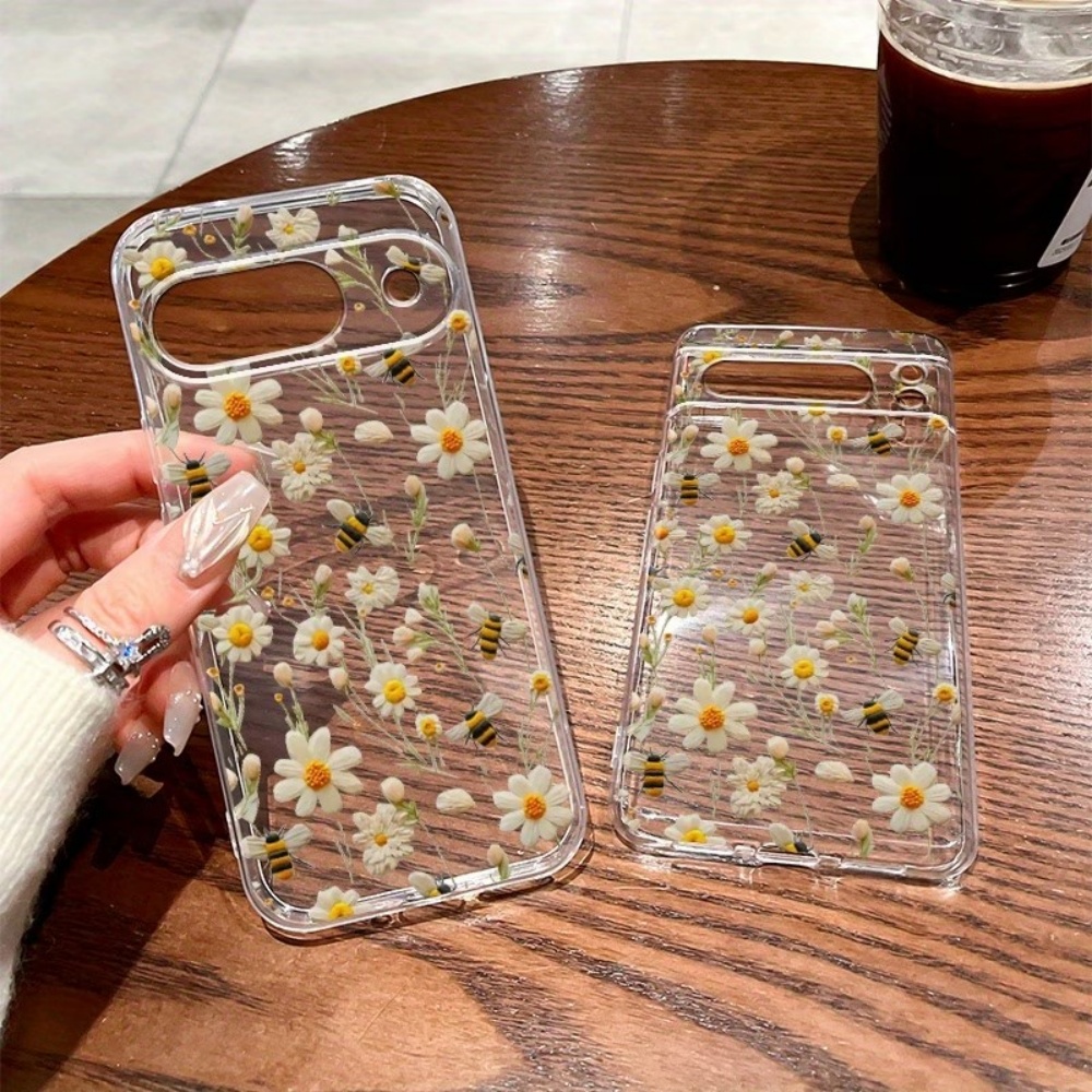 Cute Honeybee Flower Pattern S - Phone Cases Cute reseña y precio