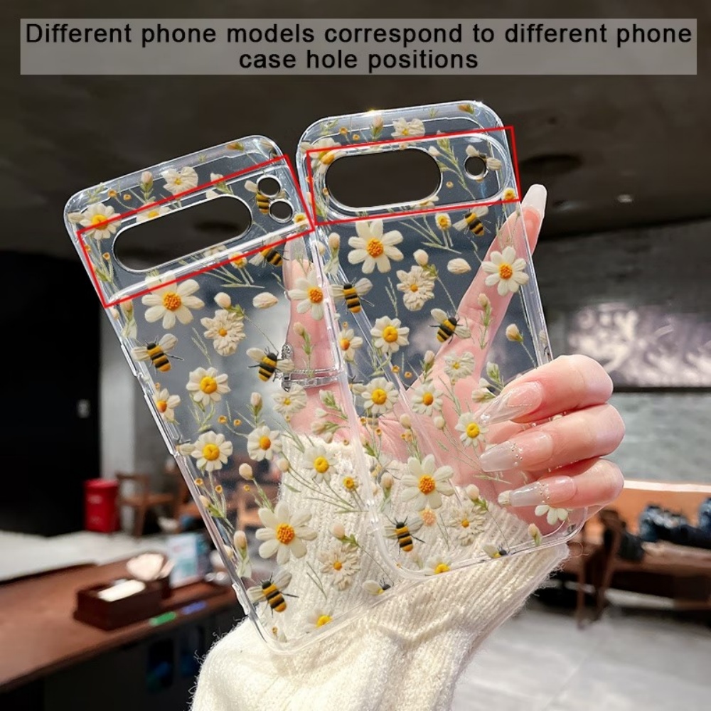 Cute Honeybee Flower Pattern S - Phone Cases Cute reseña y precio