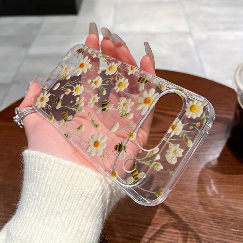 Cute Honeybee Flower Pattern S - Phone Cases Cute reseña y precio