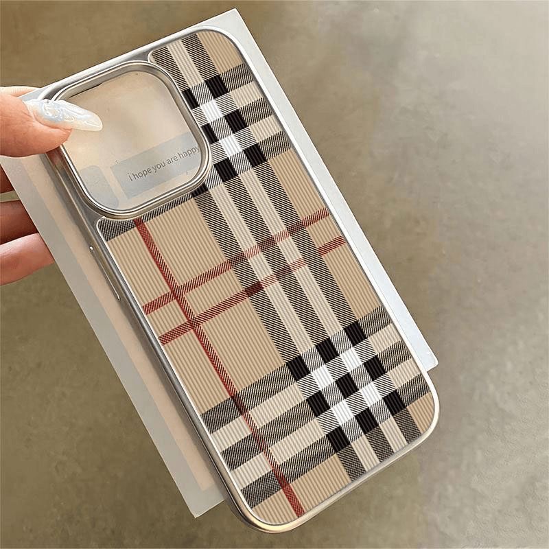 Luxury fashion plaid Phone Cas - Phone Cases Dior reseña y precio
