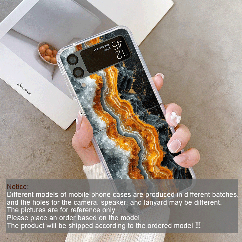 Artistic Colorful Marble Textu - Phone Cases Z Flip 7 reseña y precio